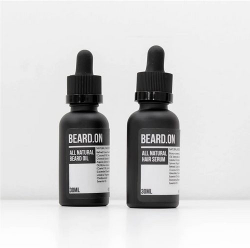 Beard.On Beard Oil & Hair Serum - Beard Growth Combo Set